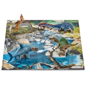 Schleich Dinosaurs Mini Dinosaurs with Water Hole 42330 Puzzle - 1 of 1