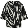 Alfani Womens Zebra Print Tunic Blouse - 2 of 2