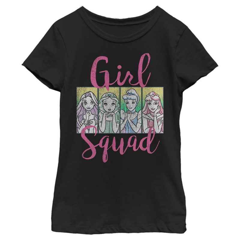 Girl's Disney Princess Girl Squad T-Shirt, 1 of 5