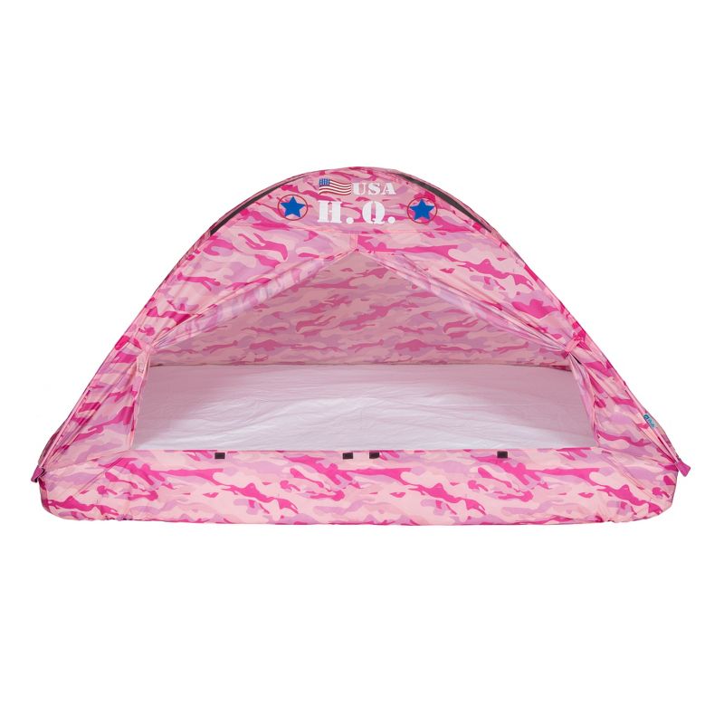 Pacific Play Tents Kids Pink Camo Bed Tent Twin Size, 5 of 17