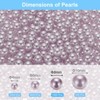 Unique Bargains No Hole ABS Round Faux Pearl for Vase Fillers DIY Home Decoration 1000 Pcs - 2 of 4