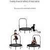 HANPURE 48'' Foldable Mini Trampoline, 300lbs Load, Adjustable Handle, Fitness Rebounder for Adults Indoor/Garden, Xmas Gift - 3 of 4