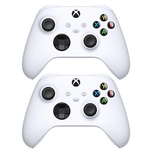 Microsoft Wireless Controller Robot White (2 Pack) - 1 of 4