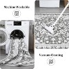 Charming Floral Washable Area Rug - Non-Slip Low Pile Large Rug for Living Room, Bedroom, Farmhouse, Dining Room & Kids Playroom - 4 of 4