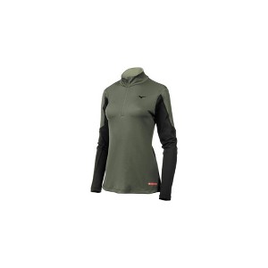 Mizuno Women's Breath Thermo Base Layer Half Zip Running Pullover - 1 of 4