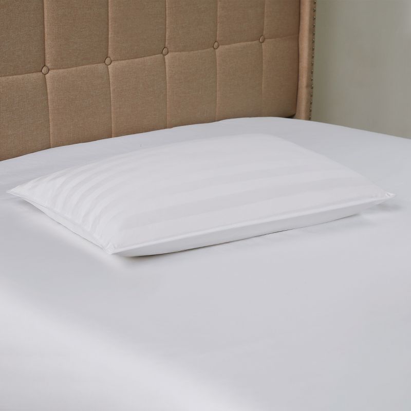 DOWNLITE Low Profile 250 TC 525 FP White Down Pillow - Stomach Sleepers Only Very Flat, 5 of 10