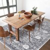 Vintage Washable Rugs, Low Pile Floral Bedroom Rugs for Living Room, Soft Low Pile Non-Slip Throw Rug for Dining Room Office - 2 of 4