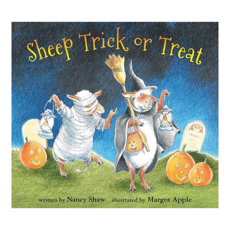 Sheep Trick or Treat Board Book - (Sheep in a Jeep) by  Nancy E Shaw, 1 of 2