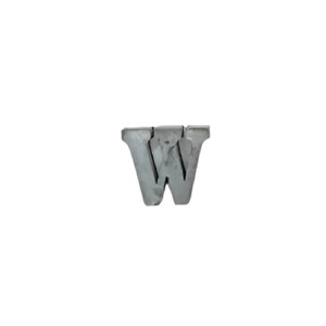 Slickblue Zinc Alphabet Letters, Individual A-Z & "&" Symbol, Wall Letters, Modern, Silver, 2.5"x2" Each - 1 of 4
