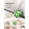 URECOVER Women Necklace Love Heart Pendant and Silver, Crystal Necklace Gift for Mom Wife Girlfriend - 4 of 4