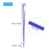 Unique Bargains Polyester Wear-resistant Lightweight ID Card Neck Lanyards with Hooks 20 Pcs - 2 of 4