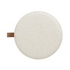 Sapphtopaz Soft Round Storage Ottoman Round Upholstered Storage Bench with Fabric Accent Ottoman with Storage for Bedroom and Entryway - 3 of 4