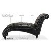PAGED Modern Indoor Tufted Accent Lounge Chair with Birch Legs,Armless Long Chaise Sleeper Chair for Living Room,Bedroom - 4 of 4