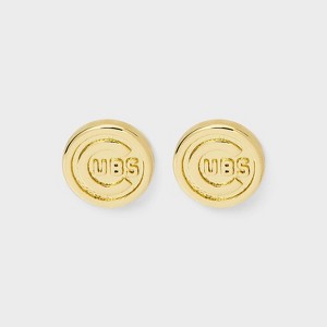 Bijoux Sport by Luv Aj MLB Gold Logo Stud Earrings - 1 of 3
