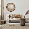 River of Goods 30.5" Ashley Wood and Glass Wall Mirror: Rustic Round, No Assembly, Mango Frame - 3 of 4