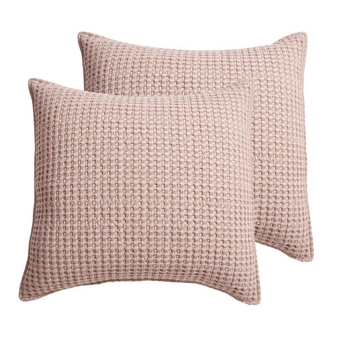 Blush euro outlet sham