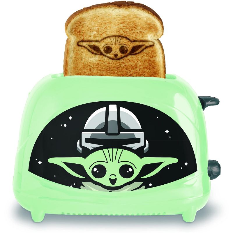 Uncanny Brands Star Wars The Mandalorian The Child 2-Slice Toaster, 1 of 6