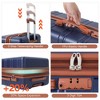 Lightweight Expandable ABS Hardshell Suitcase with TSA Lock, Spinner Wheels, and Telescopic Handle, Hardside Luggage for Men Women - 4 of 4