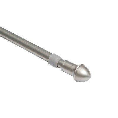 28&#34;-48&#34; Caf&#233; Curtain Rod Nickel - Room Essentials&#8482;