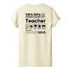 Simply Sage Market S.W.Smiley Teacher Recipe Front & Back Design Short Sleeve Tee - 3 of 4