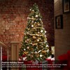Casafield Realistic Pre-Lit Green Spruce Artificial Holiday Christmas Tree with Sturdy Metal Stand - 2 of 4