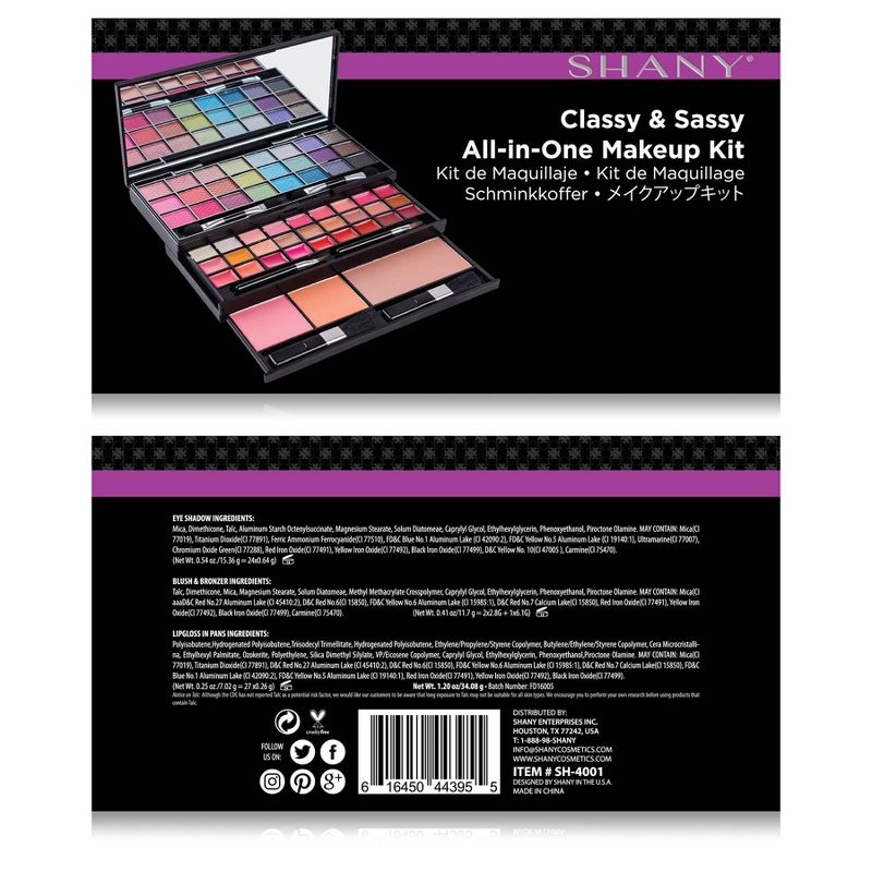 SHANY Classy & Sassy All-in-One Makeup Kit, 4 of 7