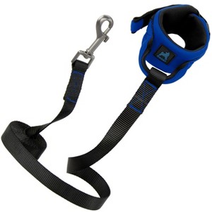 Gooby Neoprene Wrist Band Sport Leash Blue, 6 FT - 1 of 1