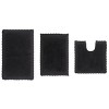 Opulent Collection Cotton Reversible Tufted Set of 3 Bath Rug Set - Home Weavers - 2 of 4
