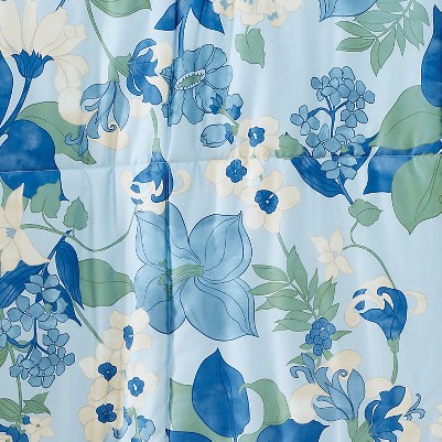 serene blue lilies