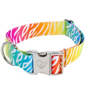 Country Brook Petz HossFit Jr Wide Premium  Dog Collar - Animal Print Collection - 1 of 4