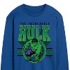 Men's - Marvel - Hulk Collegiate Long Sleeve Graphic T-Shirt - 2 of 4