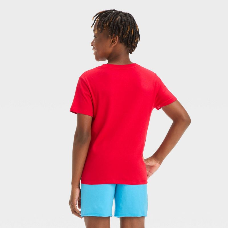 Boys' Short Sleeve 'Move Crew' T-Shirt - Cat & Jack™ Red, 4 of 5
