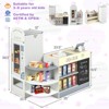 Costway Kids Grocery Store Playset Wooden Supermarket Play Toy Set with Cash Register - 3 of 4
