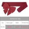 INSPIRE CHIC Women's Dress Elastic Versatile Wide Bow Tie Belt 1 Pc - 3 of 4