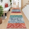 Boho Machine Washable Rug for Living Room Modern Non-Slip Rug for Bedroom Traditional Low Pile Indoor Mat for Dining Room - 4 of 4