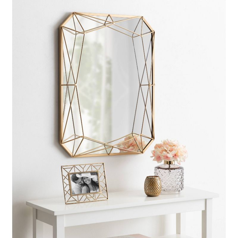 22&#34; x 28&#34; Keyleigh Rectangle Wall Mirror Gold - Kate &#38; Laurel All Things Decor, 6 of 7