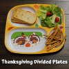 4E's Novelty Set of 4 Fall Thanksgiving Melamine Dinnerware Sets for Kids – Autumn Kids Plates With Dividers, BPA-Free Reusable  Kids Sectioned Plates - 2 of 4