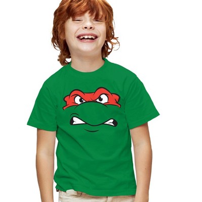 Teenage Mutant Ninja Turtles Raphael Angry Kids T Shirt For Youth, Kelly Green