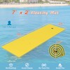 Costway 3-Layer Tear-Resistant Foam Floating Pad Island Water Sports Relaxing - 3 of 4