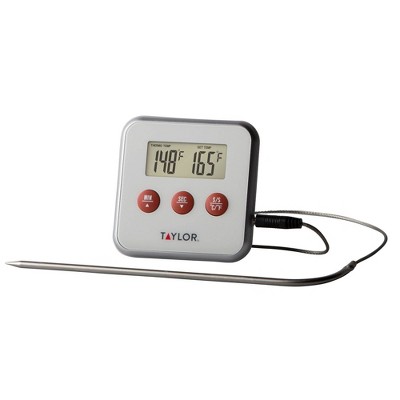 Taylor Programmable Digital Probe Thermometer with Timer
