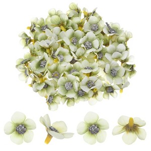 Unique Bargains Silk Decor DIY Wedding Mini Bulk Artificial Daisy Flowers Heads - 1 of 4
