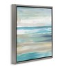 Stupell Industries Abstract Beach Sand Ocean Waves Floating Frame Canvas Art - 2 of 4
