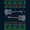 Men's Design By Humans Guitar Christmas By sophialada Tank Top - image 2 of 3