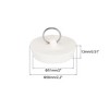 Unique Bargains Rubber Durable Hanging Ring Kitchen Drain Stopper 3 Pcs - 2 of 4