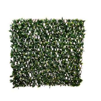 Allstate Floral 78.5" Artificial Two Tone Green Laurel Leaf Indoor/Outdoor Trellis Fence
