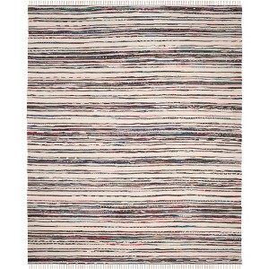 Rag Rug RAR126 Hand Woven Indoor Rugs - Safavieh - 1 of 4