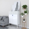 NicBex Steel File Cabinet with Adjustable Laminates, Side Cabinets Shoe Cabinets for office, Entryway - 2 of 4