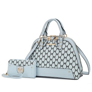MKF Collection Frida Women’s Satchel with matching Wallet by Mia K - 1 of 4