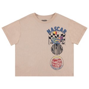 Ladies NASCAR Racing Fashion Shirt - Ladies Classic NASCAR Racing Tee - NASCAR Front and Back Skimmer Tee - 1 of 4