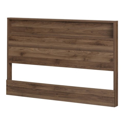 South Shore Queen Musano Headboard Natural Walnut: 5-Year Warranty, Laminated Particle Board, Storage Compartment - image 1 of 4